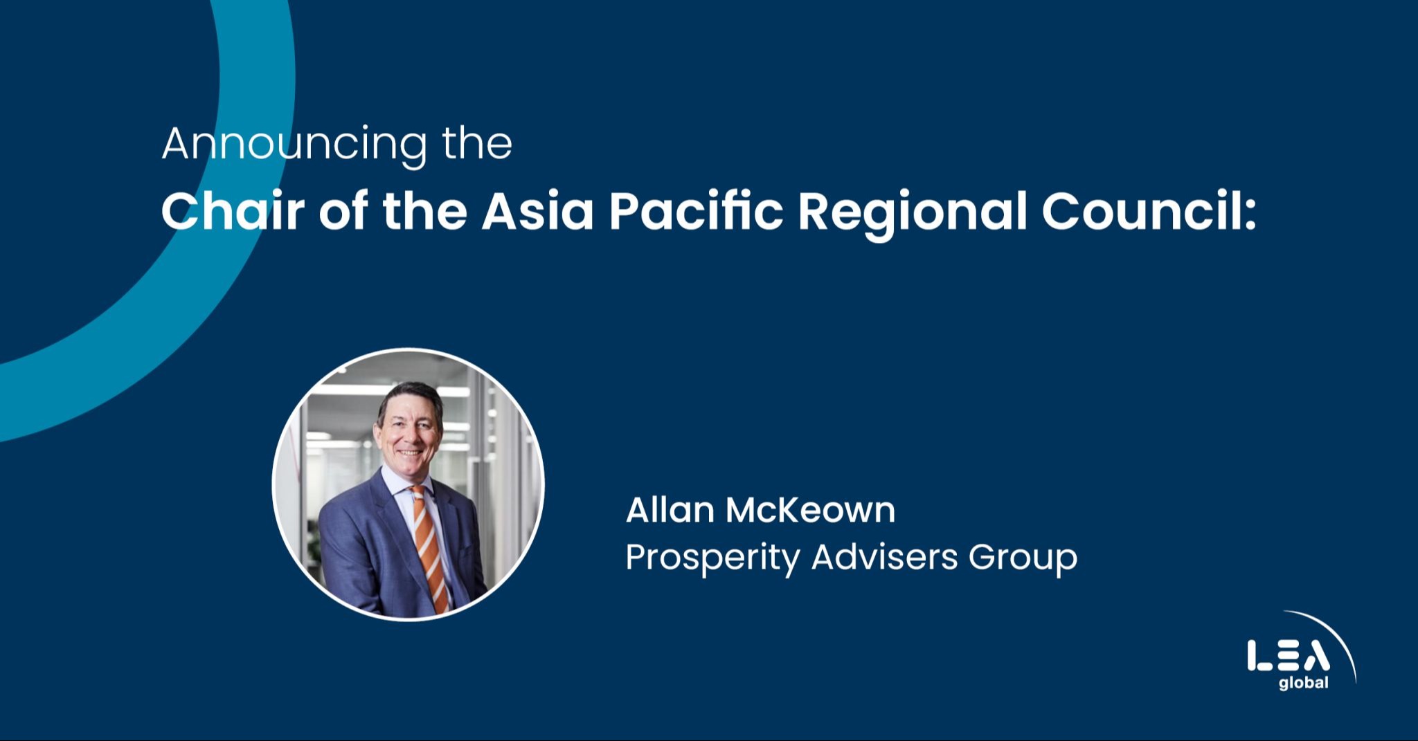 Prosperity CEO appointed as LEA Global  Asia Pacific Regional Council Chair